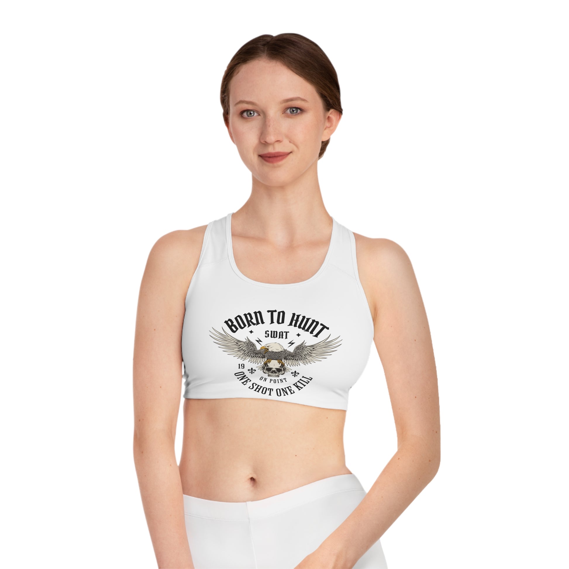 Born To Hunt Sports Bra