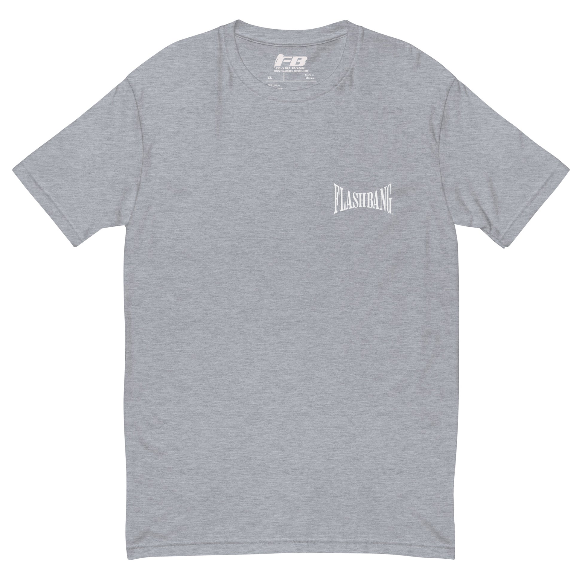 K9 What You Gonna Do T-shirt – Police K9 Tribute – Front View - Heather Grey with Flashbang Text