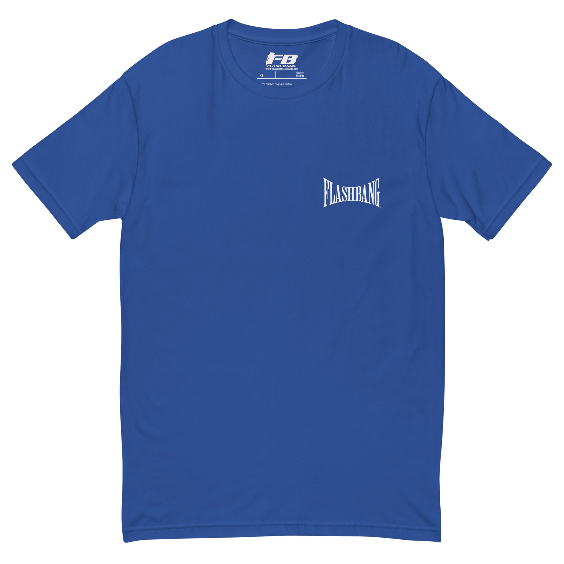 K9 What You Gonna Do T-shirt – Police K9 Tribute – Front View - Royal Blue with Flashbang Text