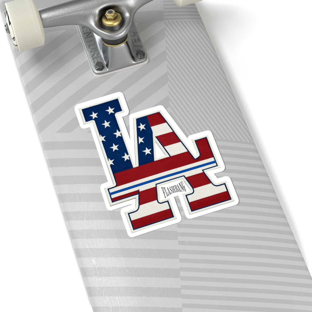Patriotic LA Kiss-Cut Stickers