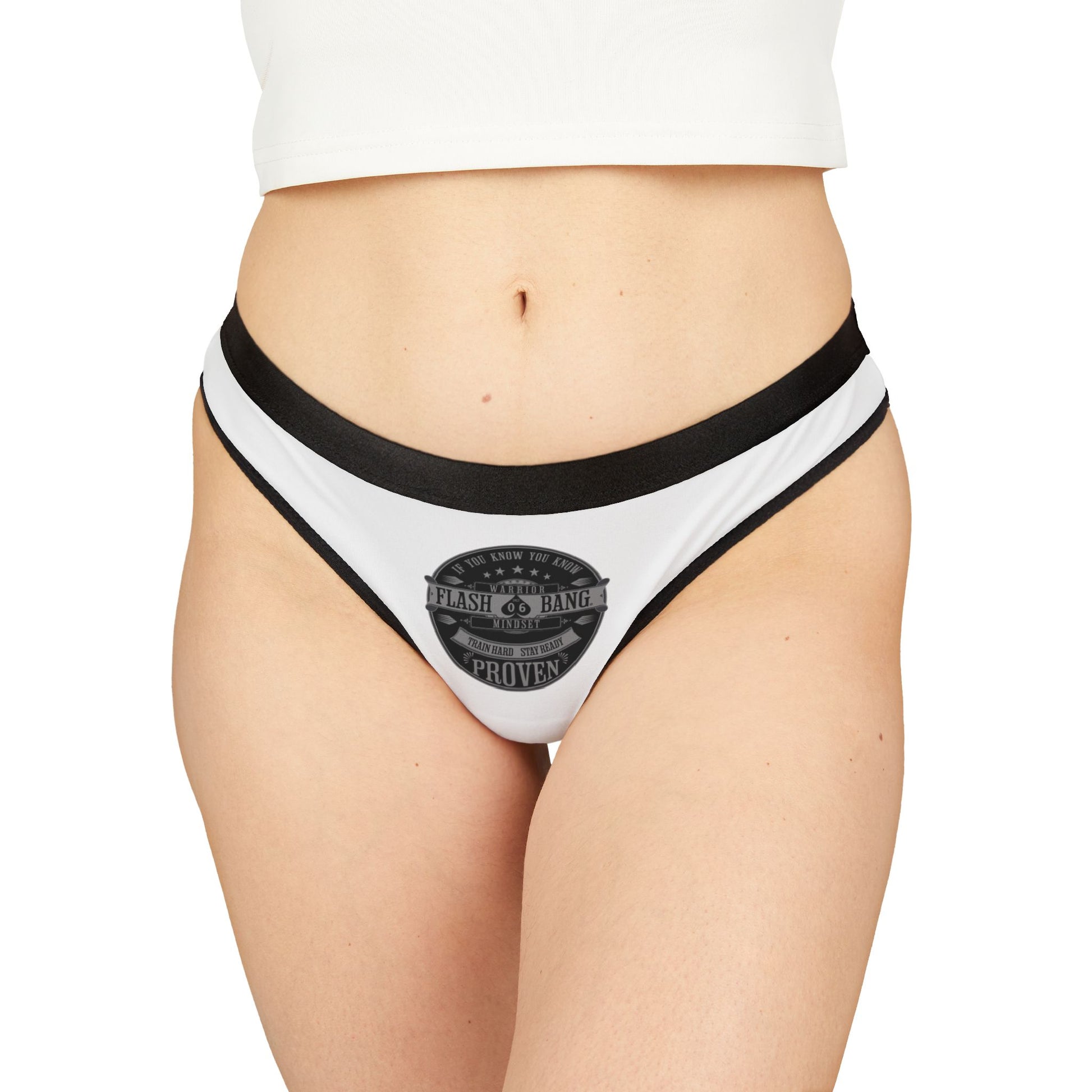 Train Hard Stay Ready Thong