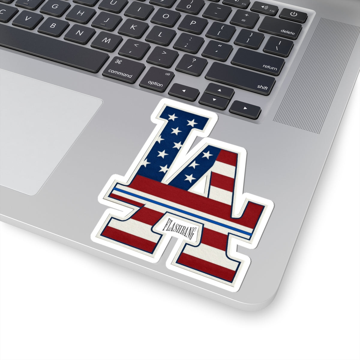 Patriotic LA Kiss-Cut Stickers