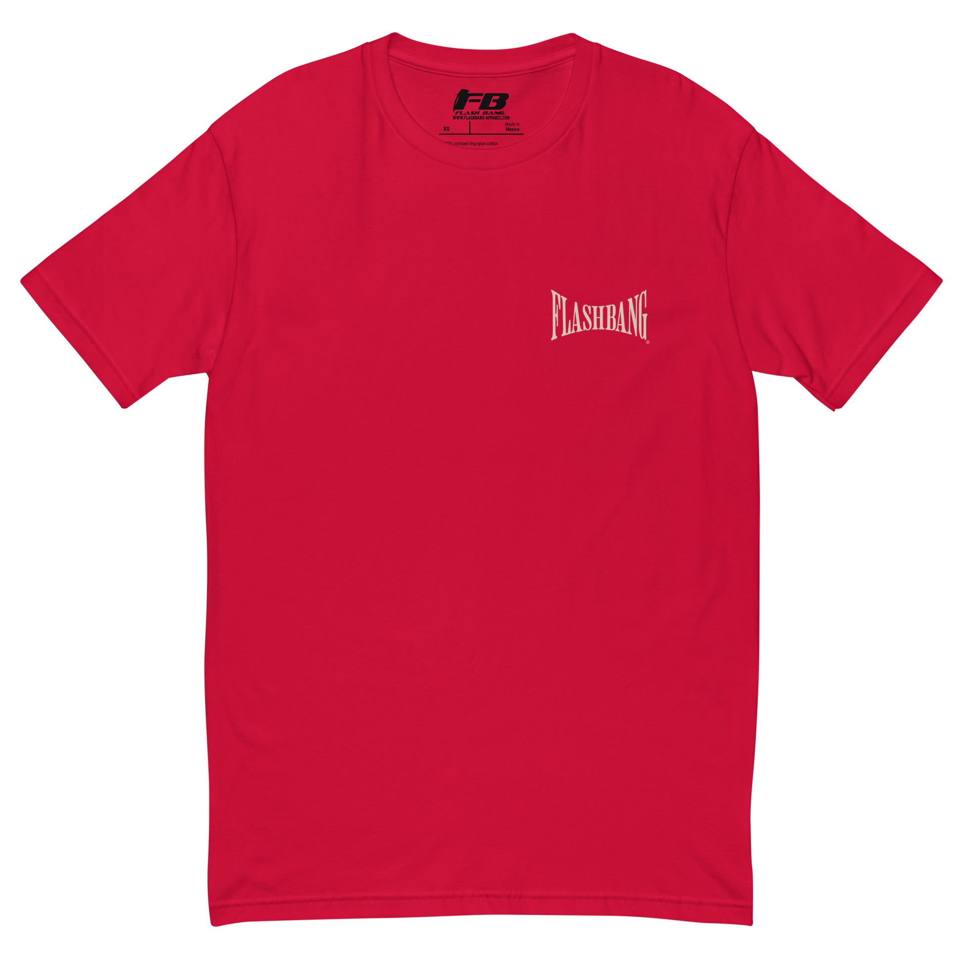 Time to Ride T-shirt with cowboy skull and horse graphic, perfect for men who love Western-style shirts and rugged, durable apparel - Front View - Red with Flashbang Text