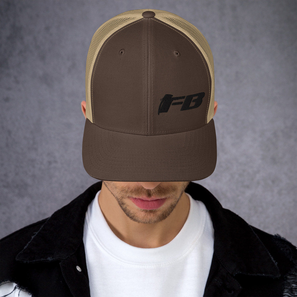 FB Embroidered Trucker Cap