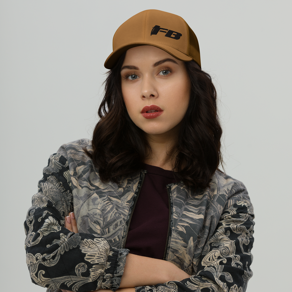 FB Embroidered Trucker Cap