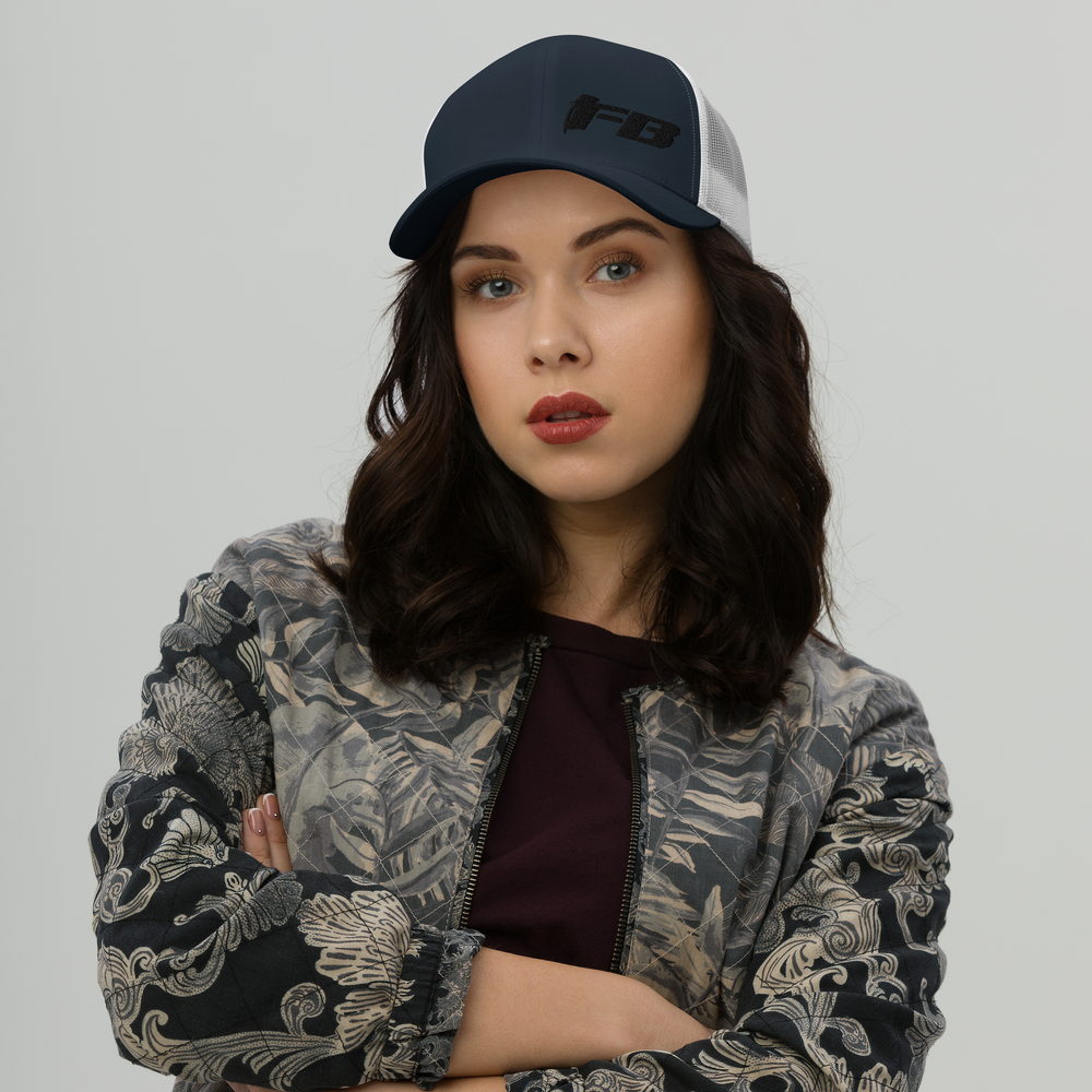 FB Embroidered Trucker Cap