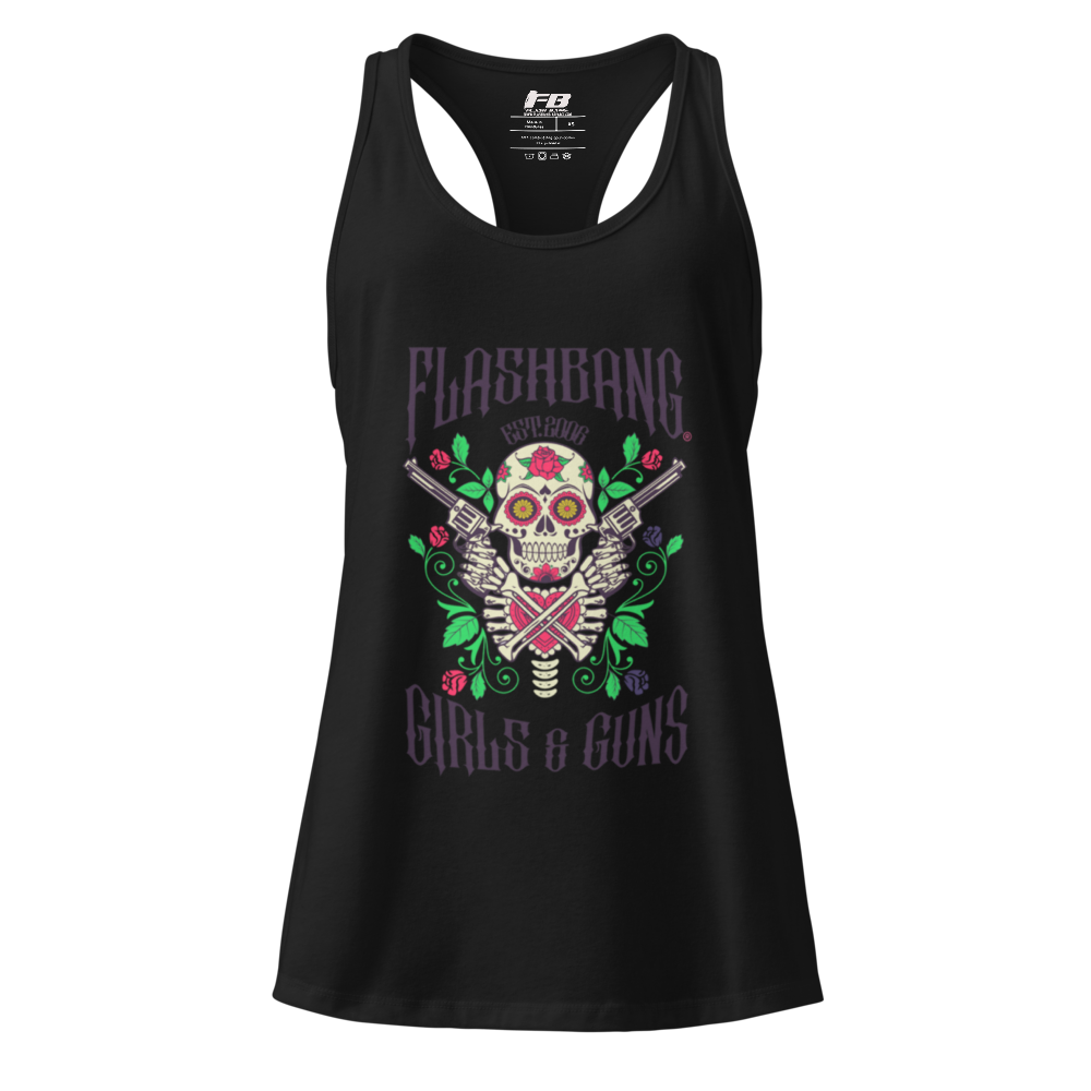 Girls and Guns Racerback Tank Top