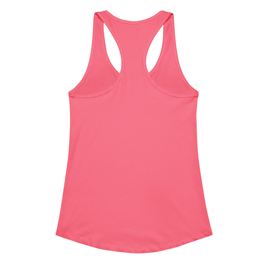 Pink tank top on a white background