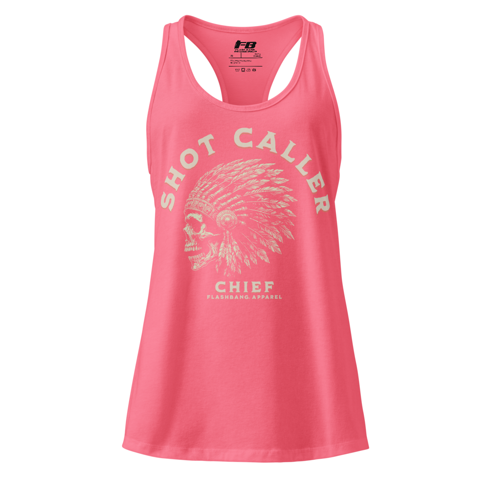 Shot Caller Women's racerback tank top