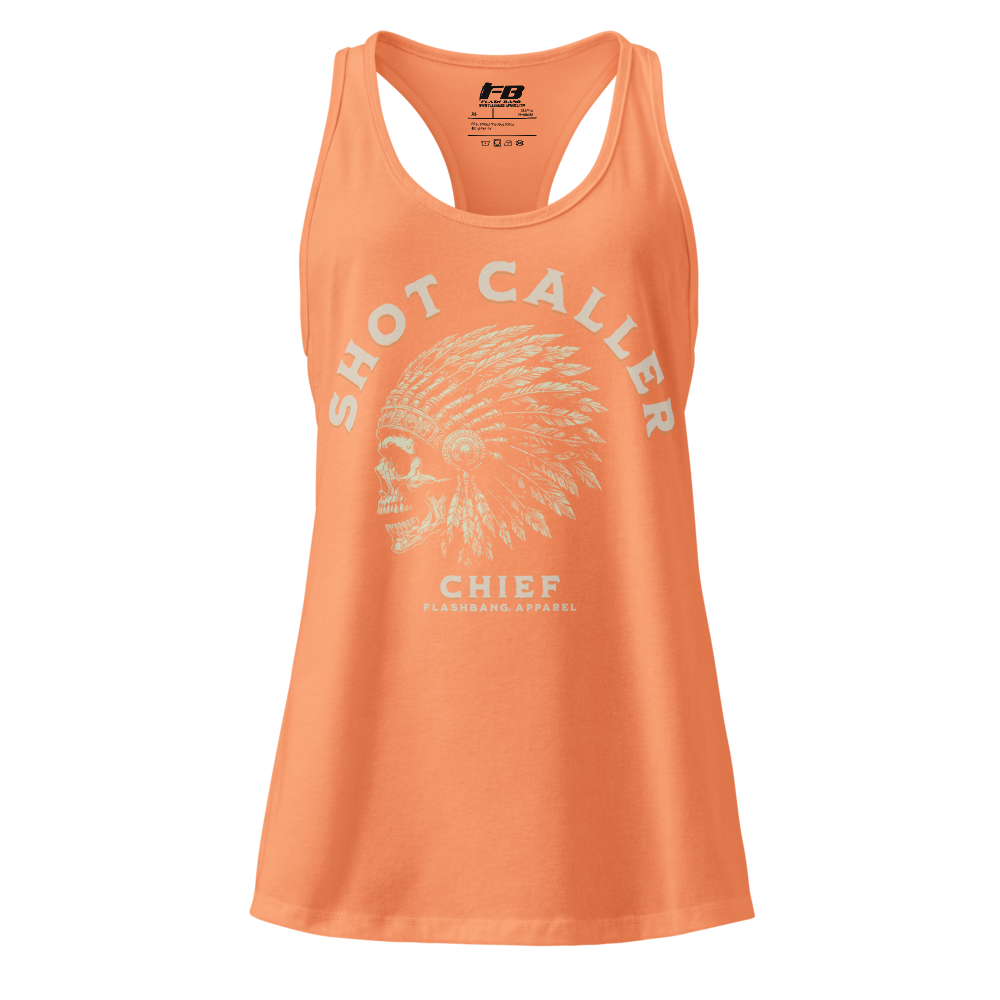 Shot Caller Women's racerback tank top