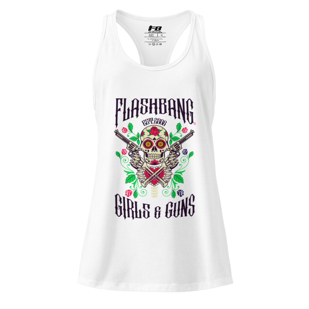 Girls and Guns Racerback Tank Top