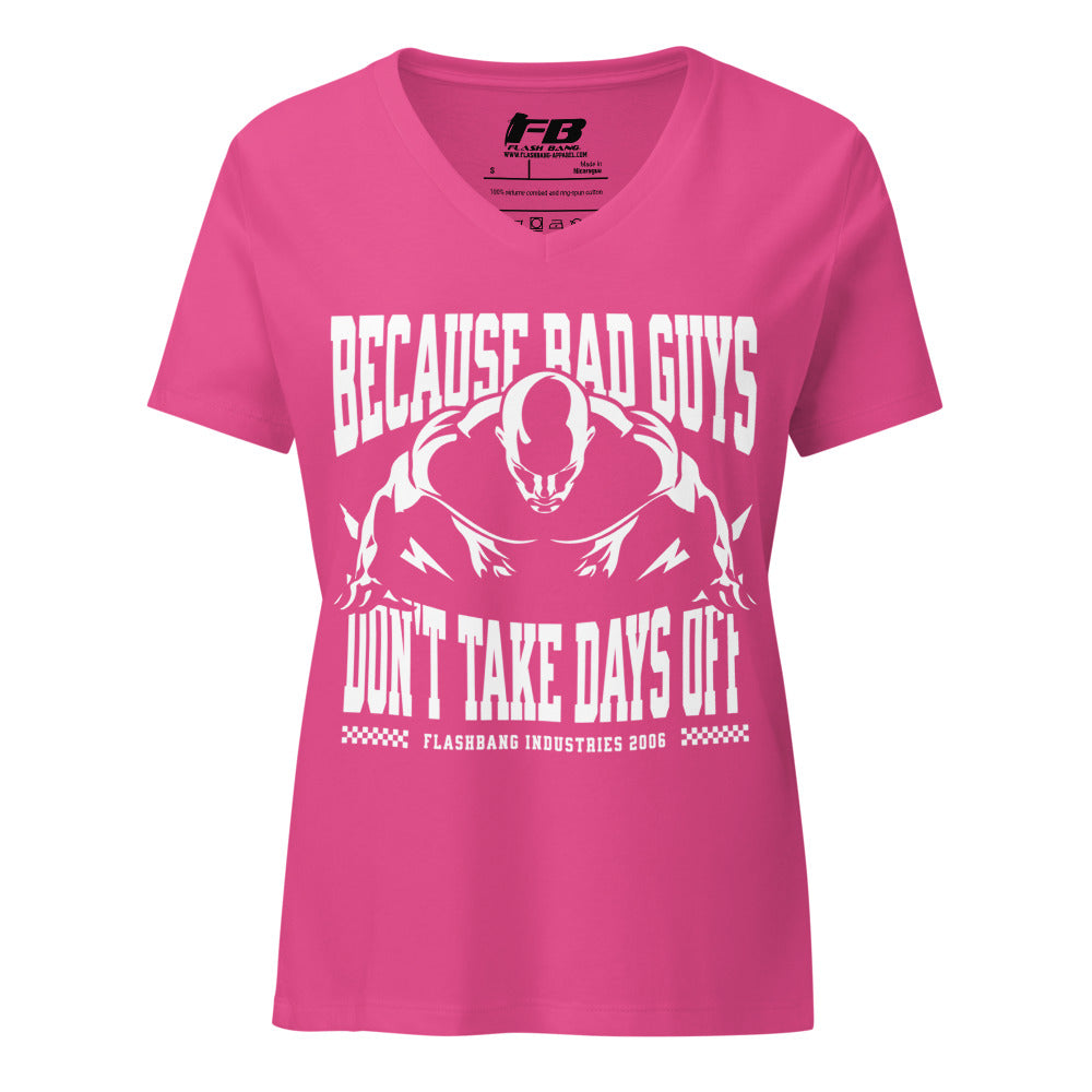 Pink t-shirt with white graphic and text on a white background