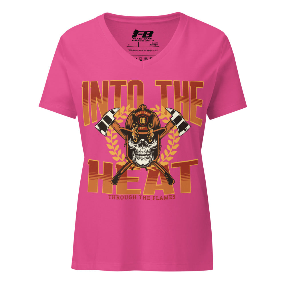 Into The Heat V-neck T-shirt