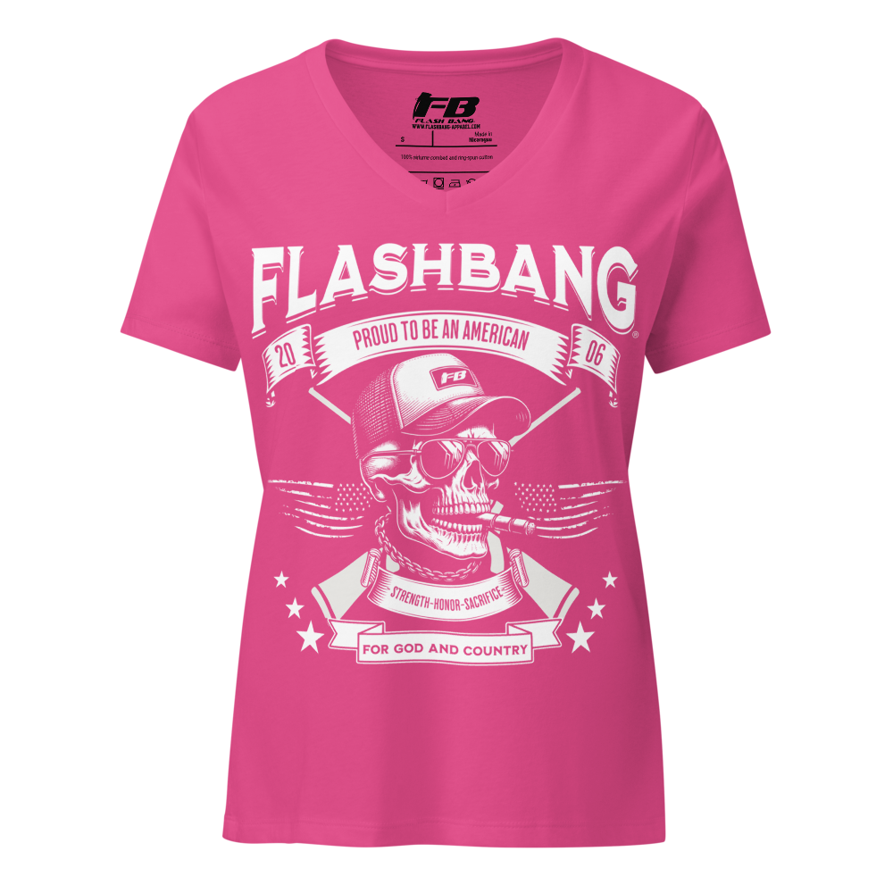 Proud American V-neck T-shirt