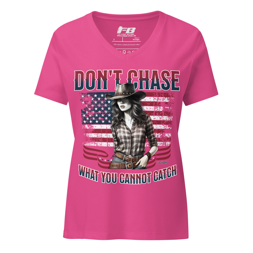 Don't Chase V-neck T-shirt