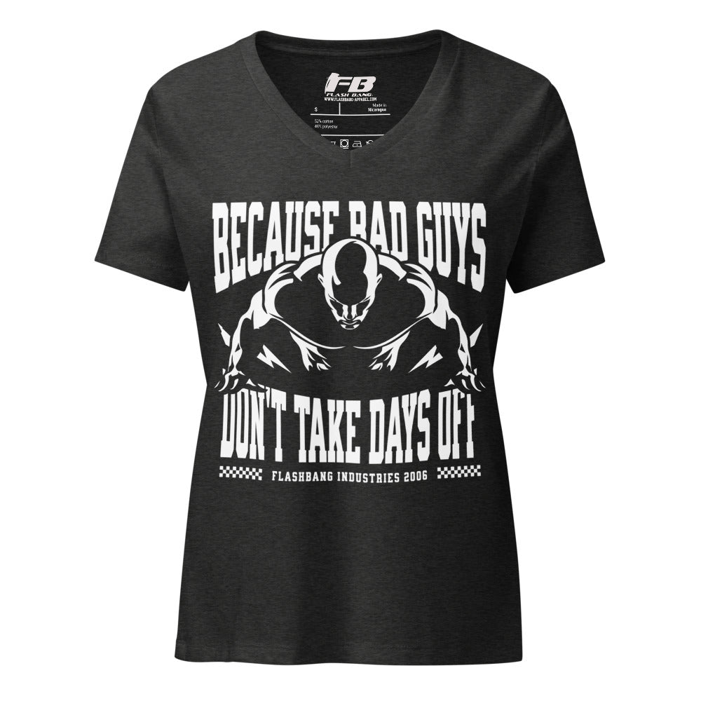 Black t-shirt with graphic design and text on a white background