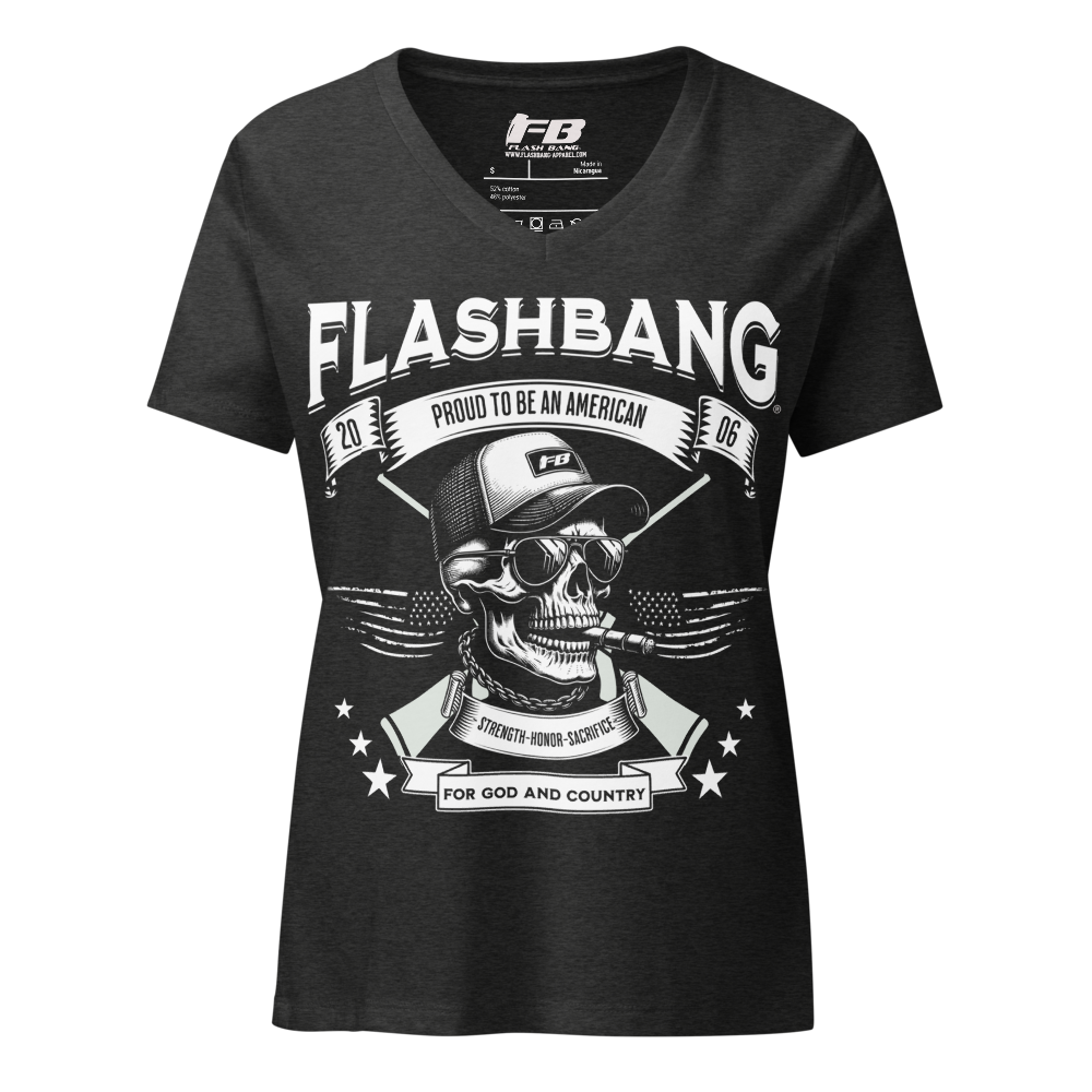 Proud American V-neck T-shirt