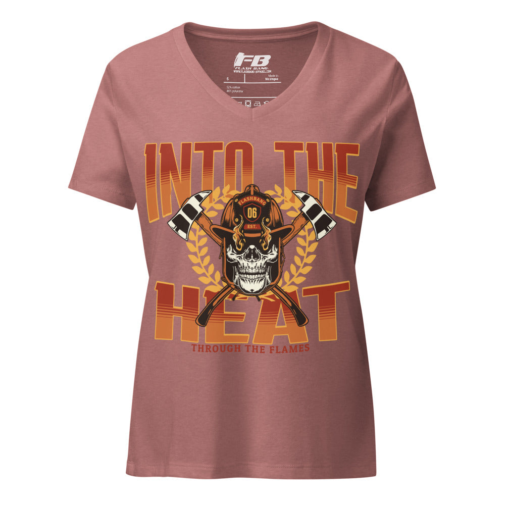 Into The Heat V-neck T-shirt