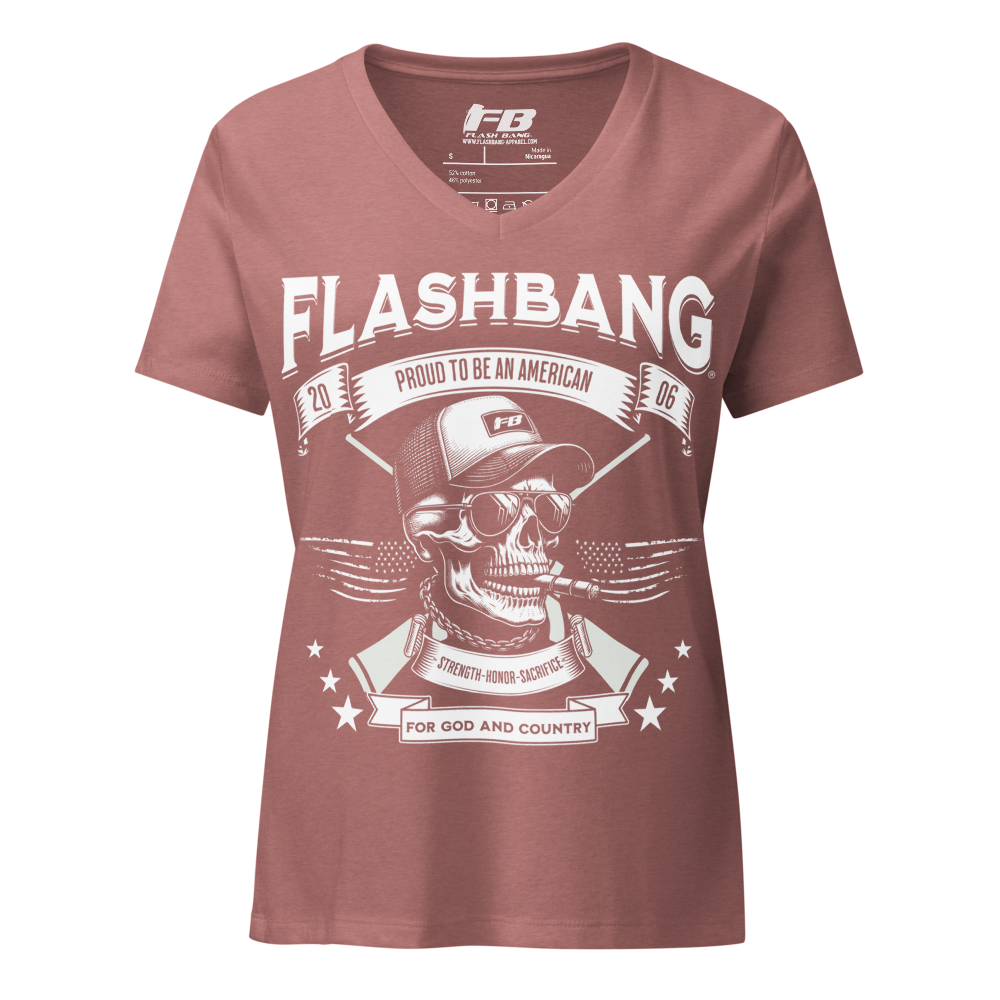 Proud American V-neck T-shirt