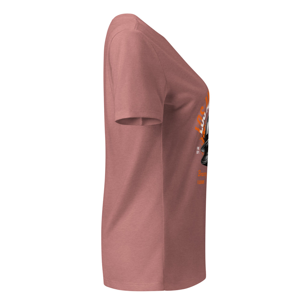 Pink t-shirt with a graphic design on a white background