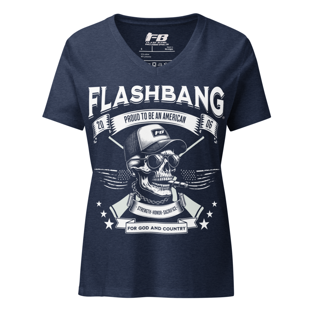 Proud American V-neck T-shirt