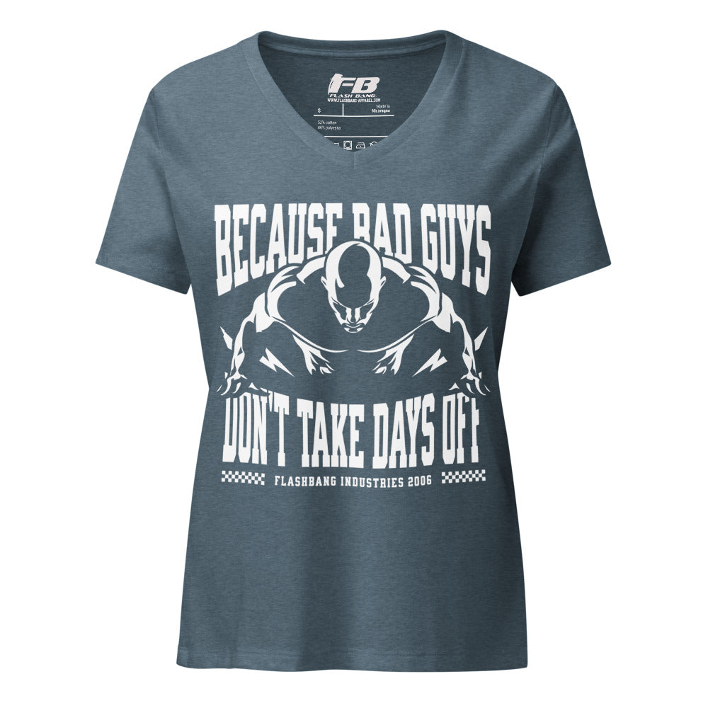 Blue t-shirt with graphic design and text on a white background