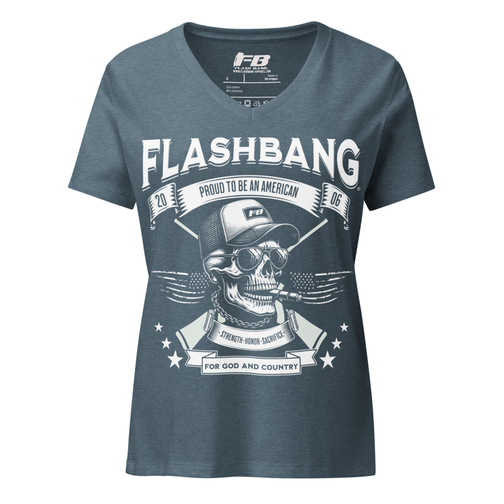 Proud American V-neck T-shirt