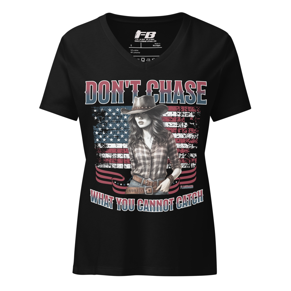 Don't Chase V-neck T-shirt
