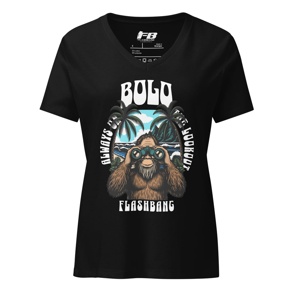 Black t-shirt with a graphic design of a monkey and text on a white background